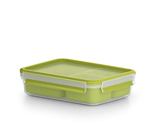 Emsa Lunchbox mit 3 Einsätzen und Deckel 1,2 Liter