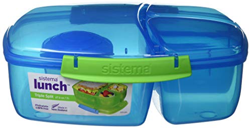 Sistema Triple Split Lunchbox mit Joghurttopf